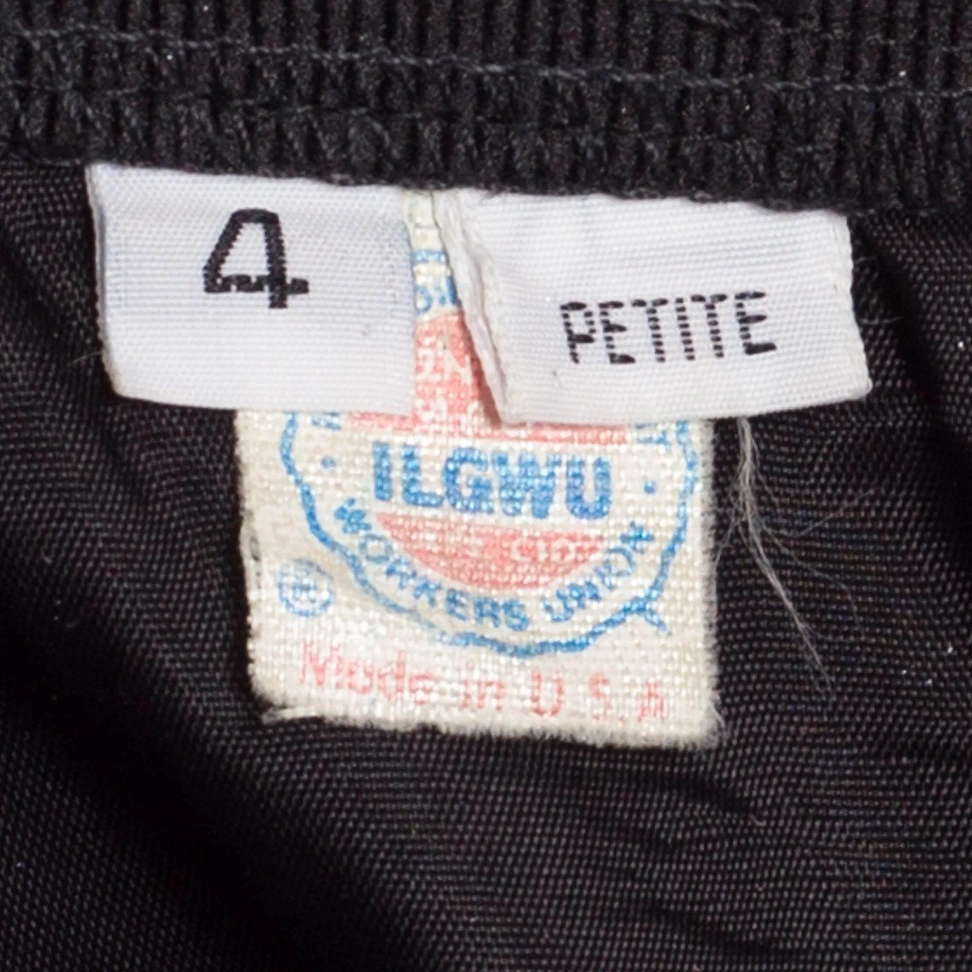70s Black High Waisted Pencil Skirt - Extra Small, 24.5"