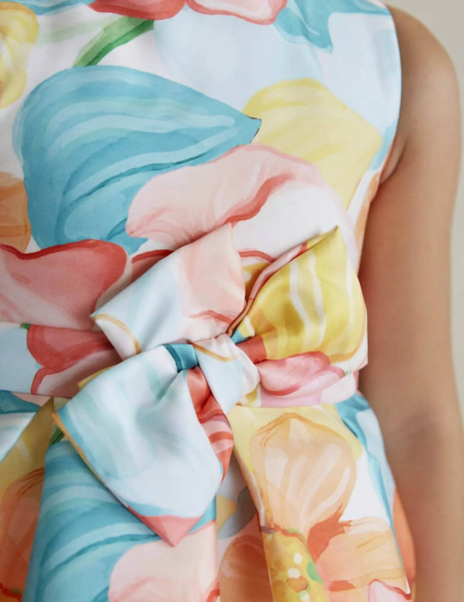 Abel & Lula - Floral Mikado Print Dress