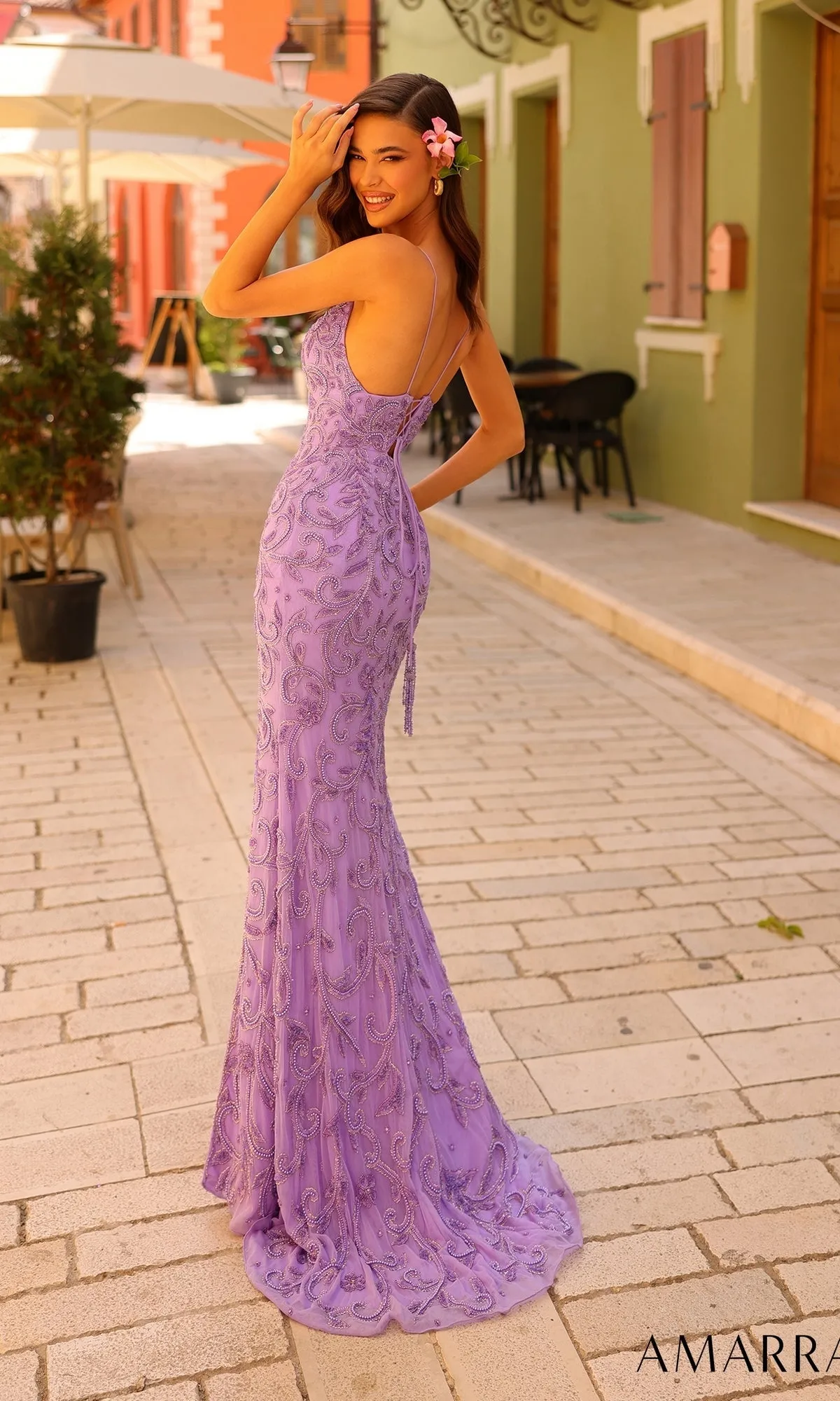Amarra Long Formal Dress 94007