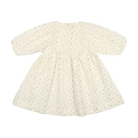 ANALOGIE CREAM BRANCH DRESS [FINAL SALE]