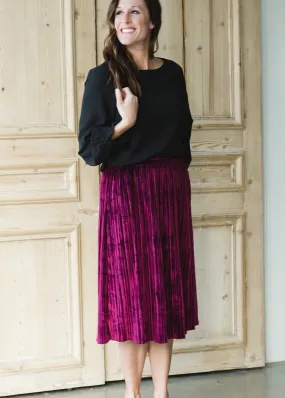Black Long Sleeve Blouse - FINAL SALE