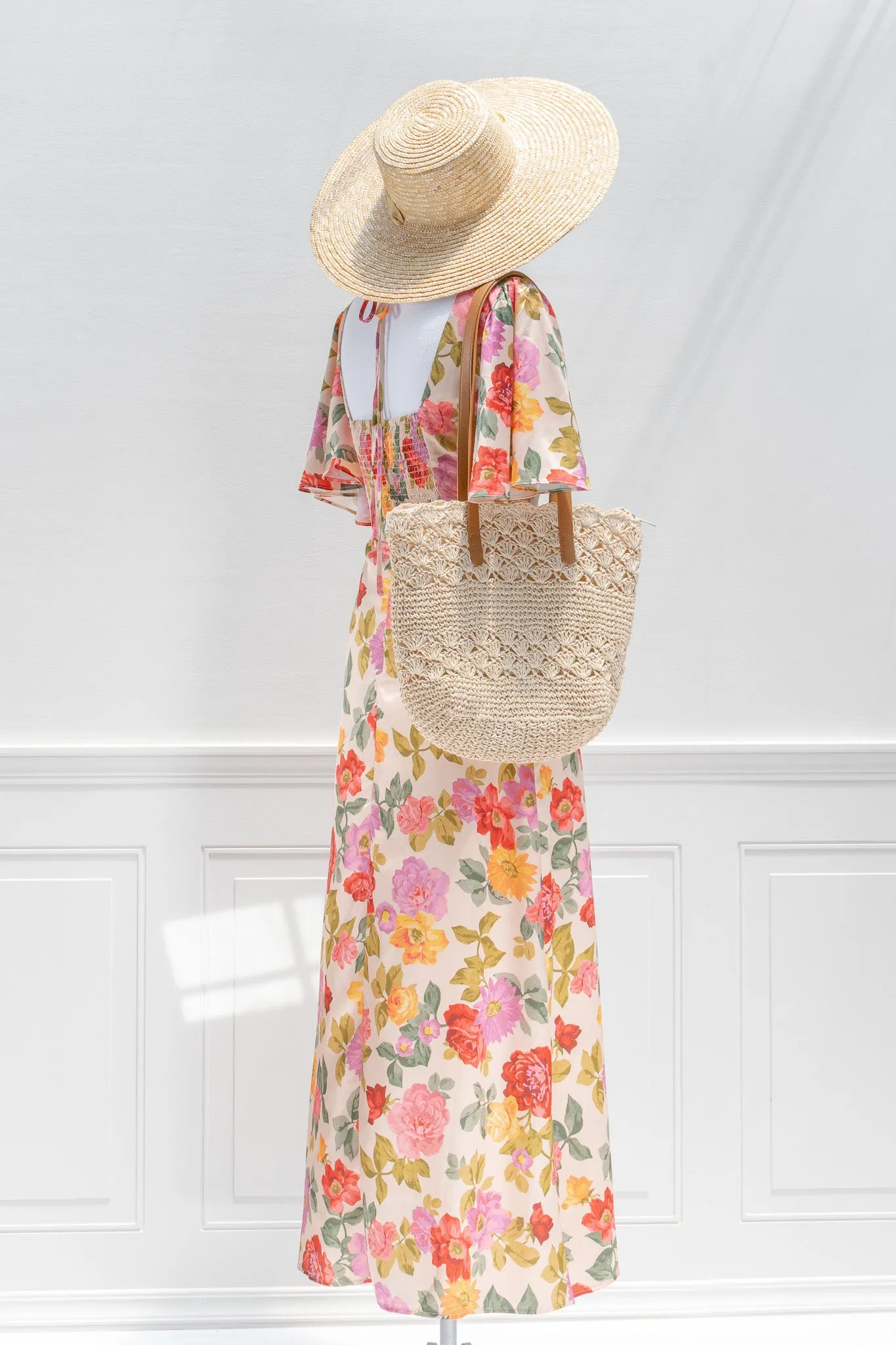 Bouquet de Fleurs Maxi Dress