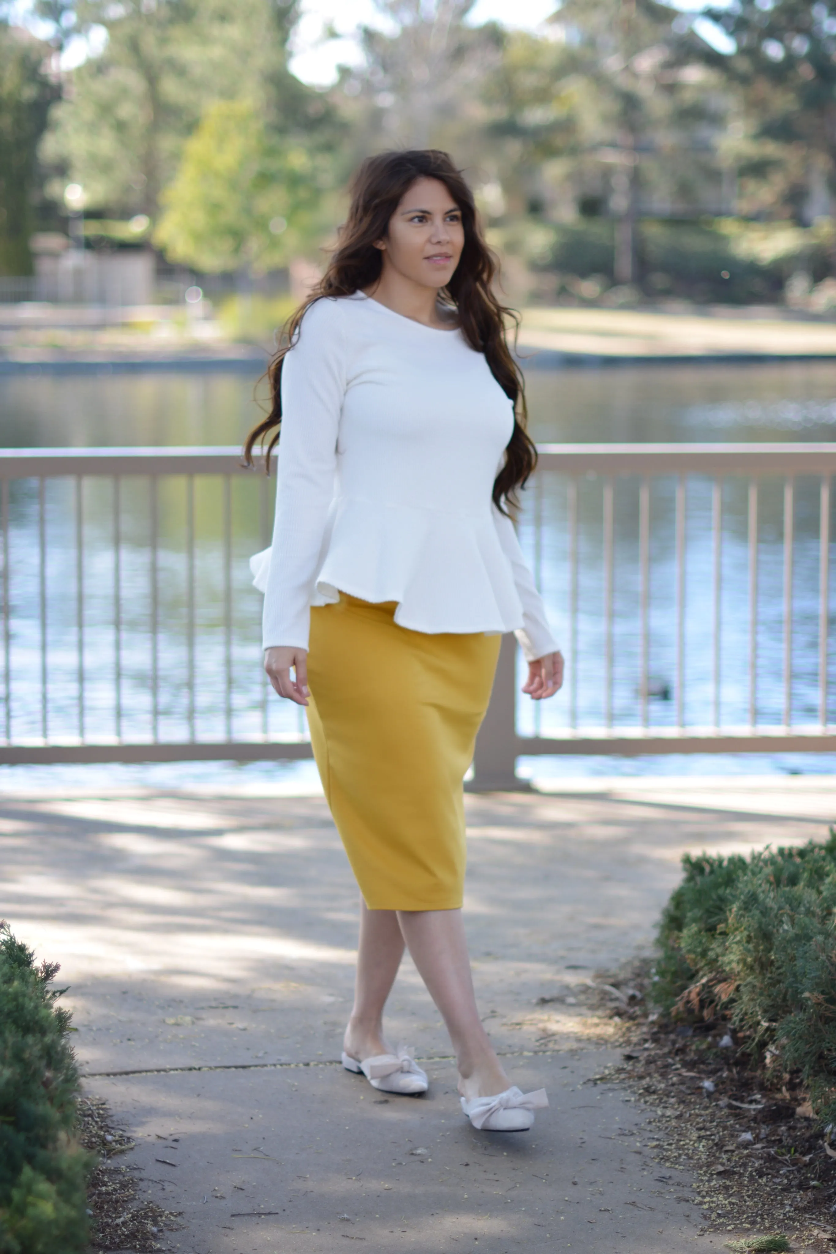 Brooklyn Mustard Skirt
