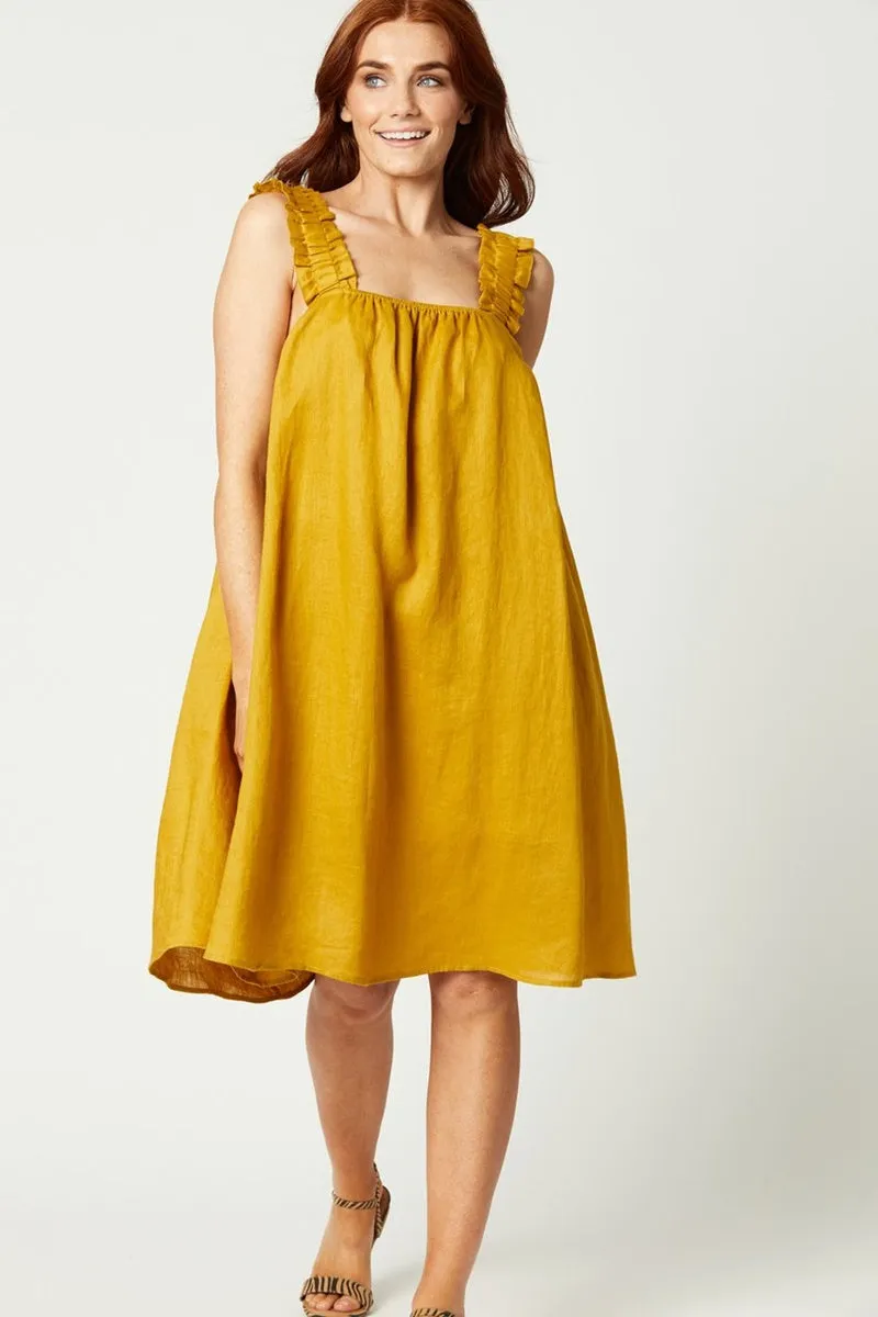 Eb & Ive - Nala Midi Dress - Honey