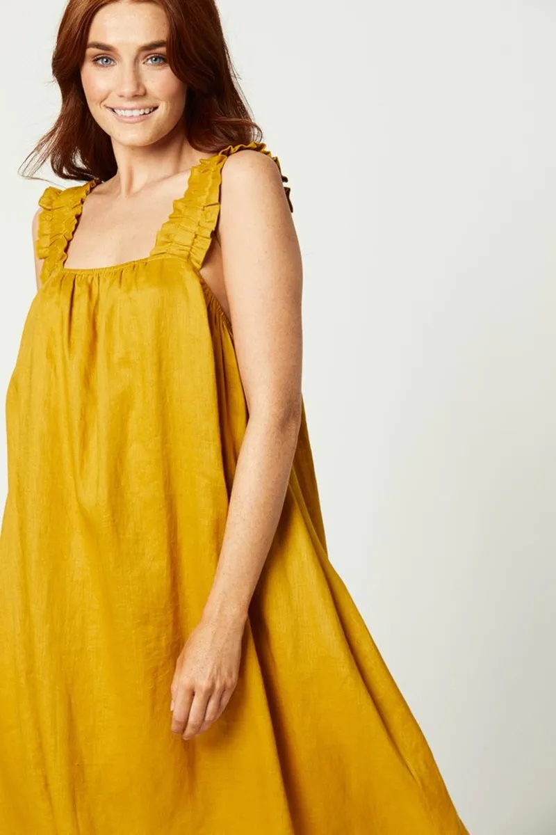 Eb & Ive - Nala Midi Dress - Honey