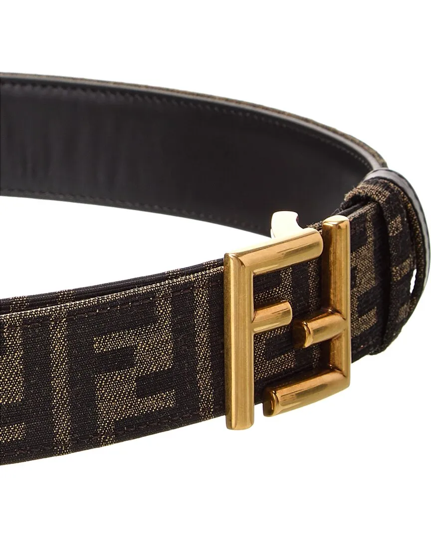 FENDI FF Reversible Leather Belt