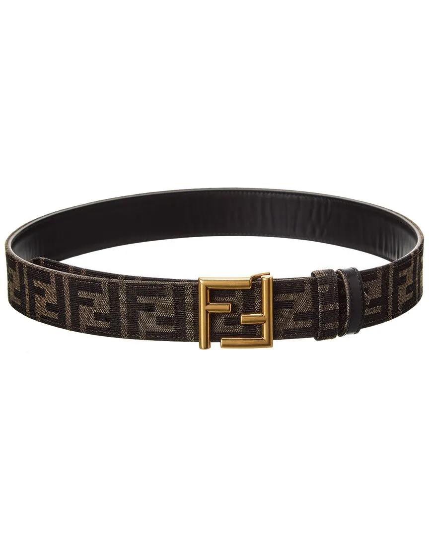 FENDI FF Reversible Leather Belt