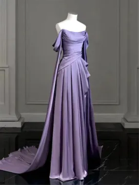 Formal Wear Dresses Elegant Off Shoulder A-Line Formal Long Party Dress Stores With Prom Dresses Formal Women's Dresses