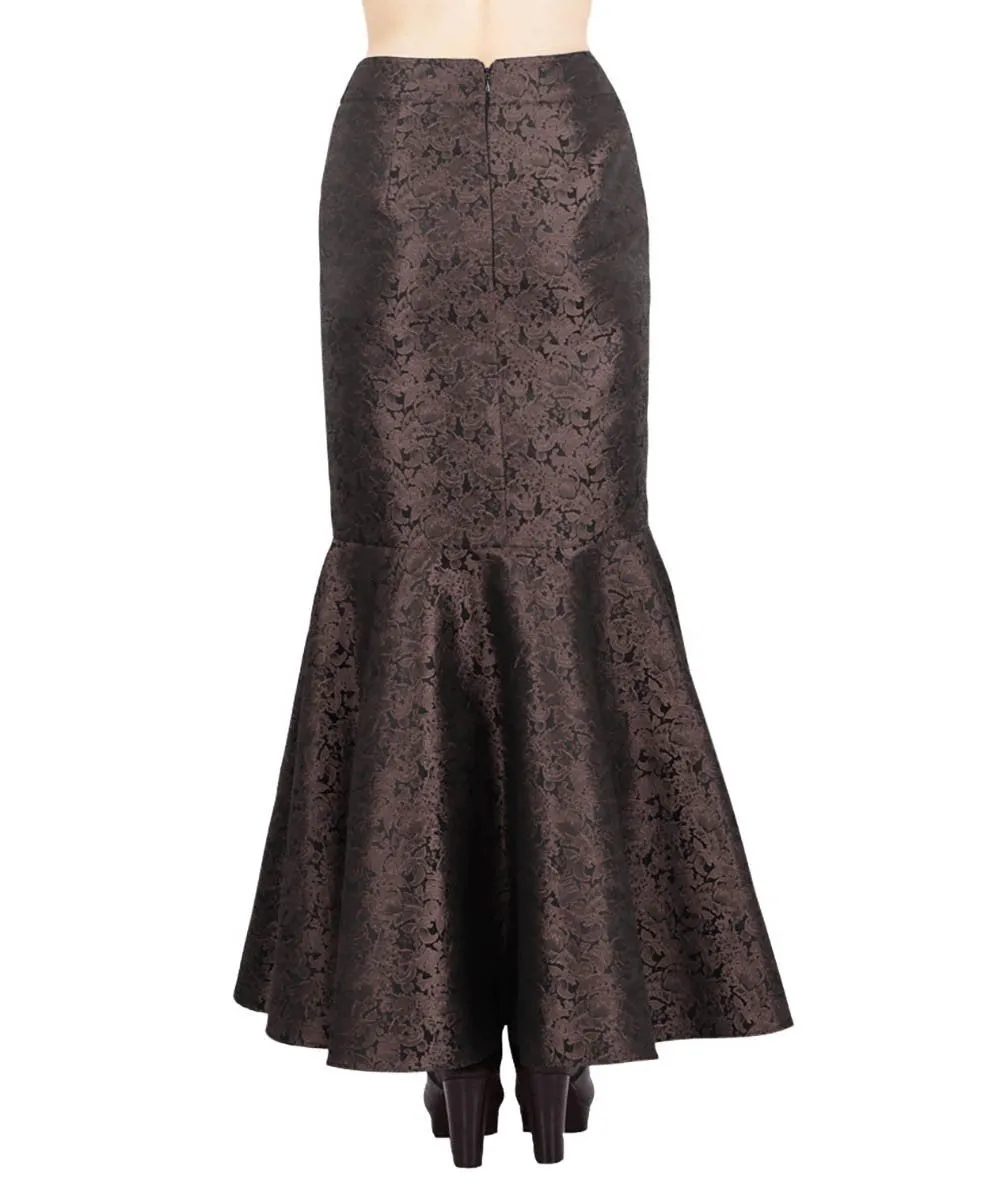 Halvor Gothic Brocade Ruffle Skirts