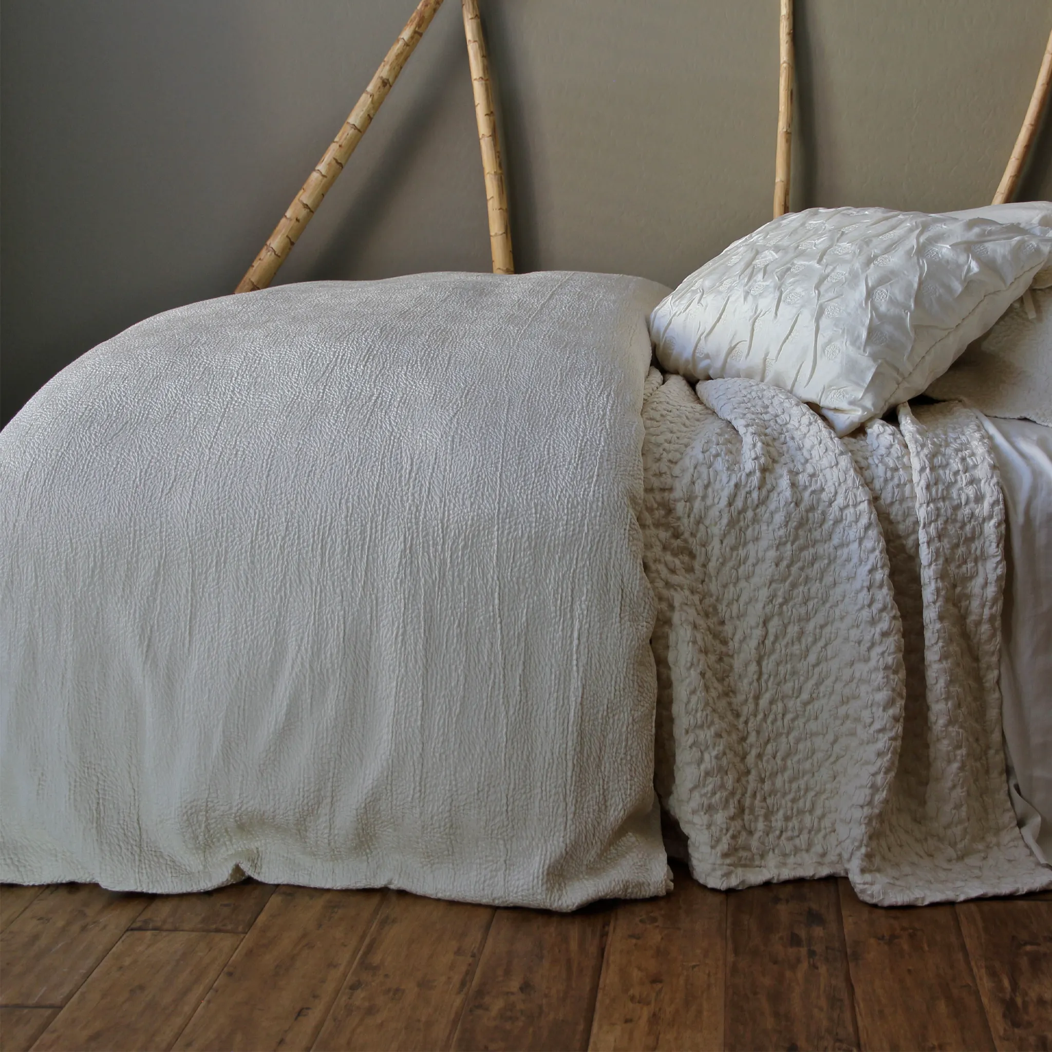 Jazz Cotton Silk Firm Decorative Tie Pillows by the Purists