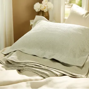 Jazz Platinum Linen Cotton Silk Firm Decorative Tie Pillows by the Purists