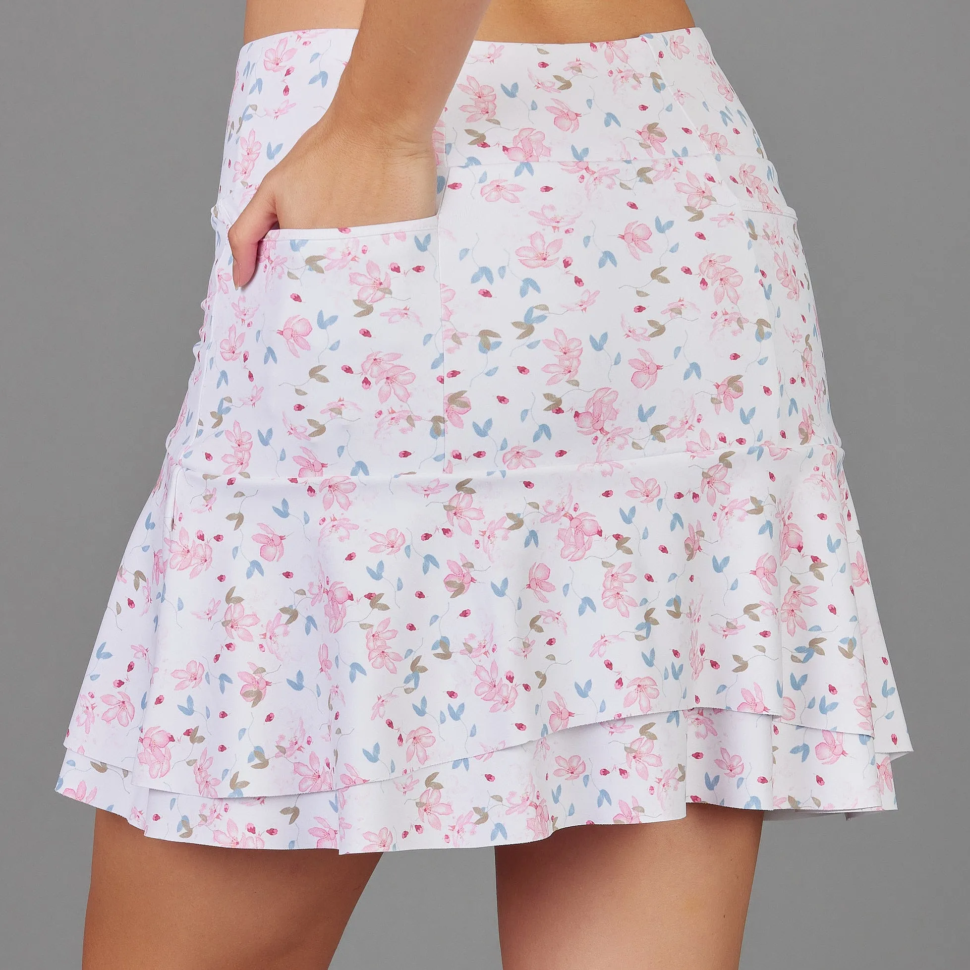 Leisurely Long Skort (print)