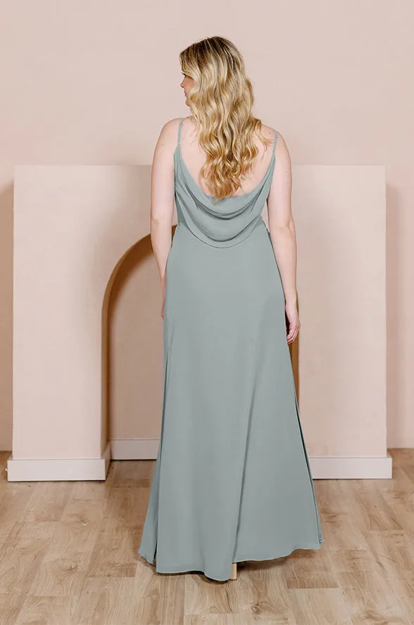 Nadia Chiffon Dress | Made To Order
