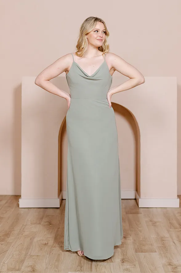 Nadia Chiffon Dress | Made To Order