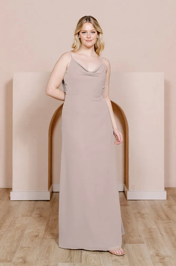 Nadia Chiffon Dress | Made To Order