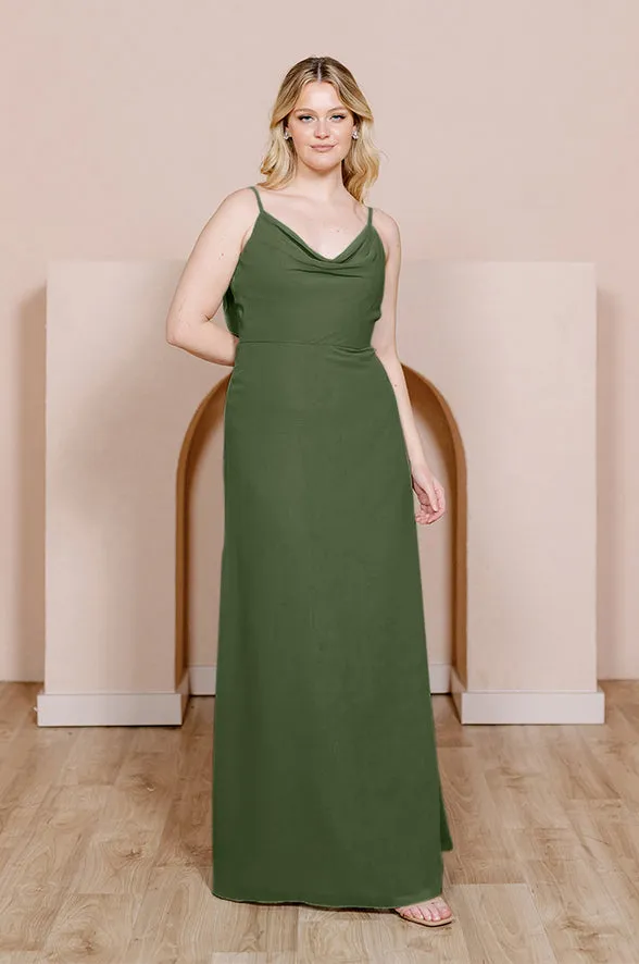 Nadia Chiffon Dress | Made To Order
