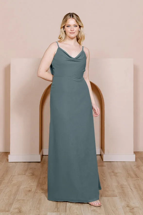 Nadia Chiffon Dress | Made To Order