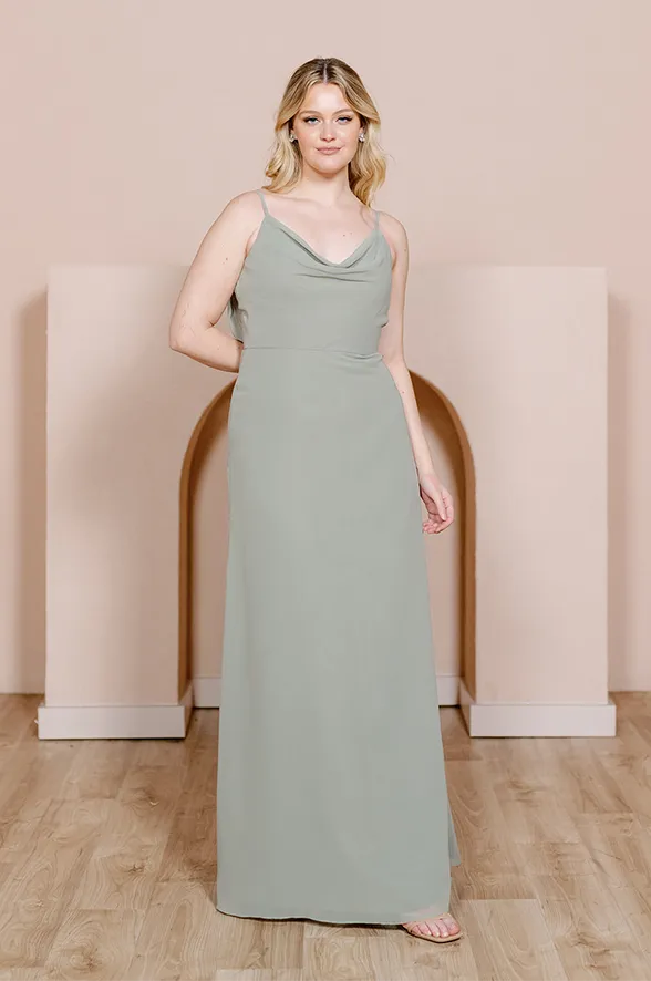 Nadia Chiffon Dress | Made To Order