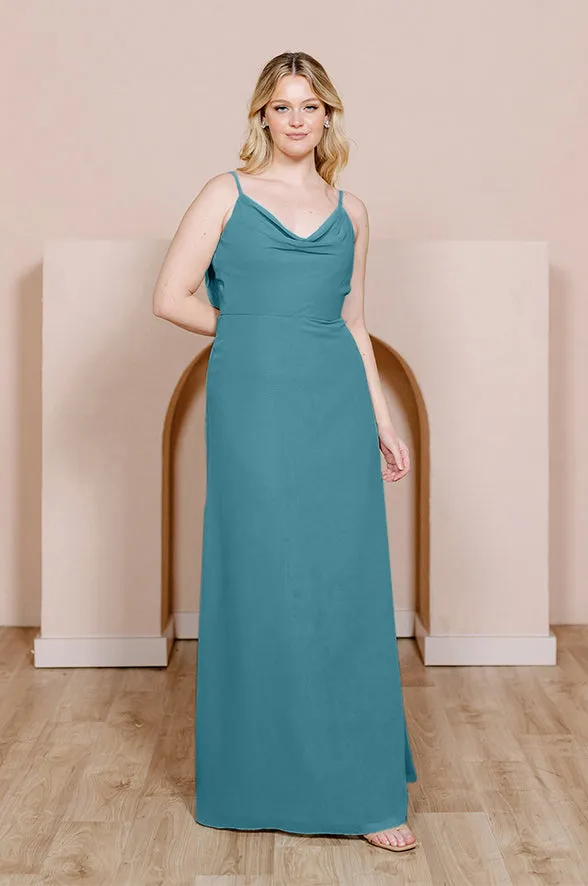 Nadia Chiffon Dress | Made To Order