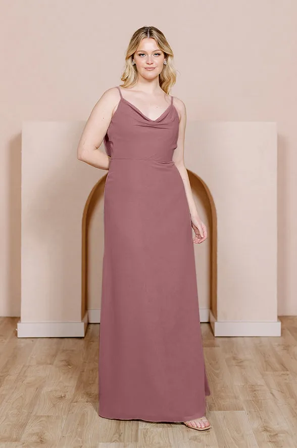 Nadia Chiffon Dress | Made To Order
