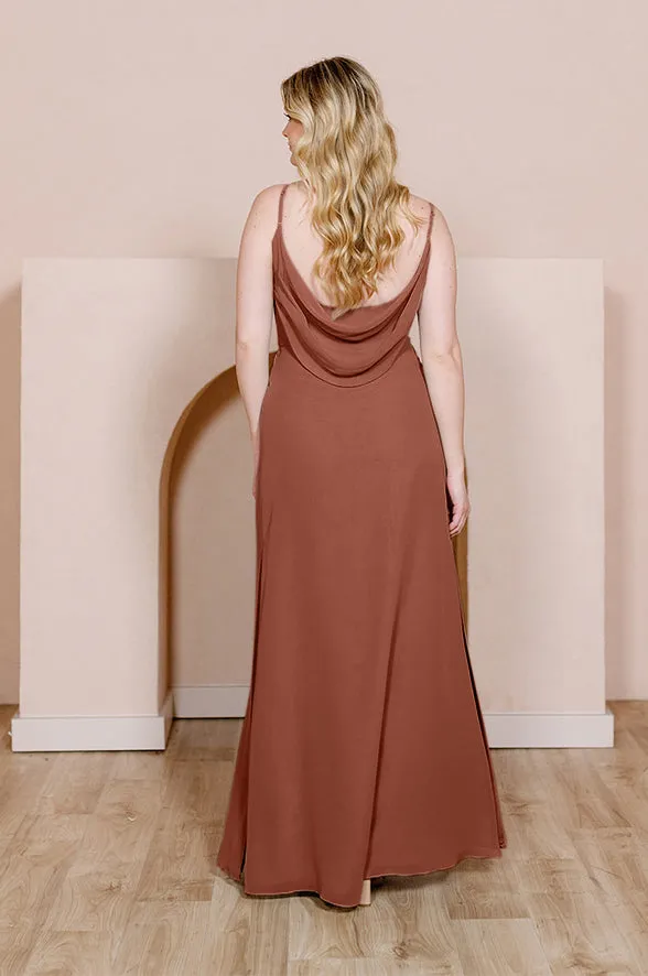 Nadia Chiffon Dress | Made To Order