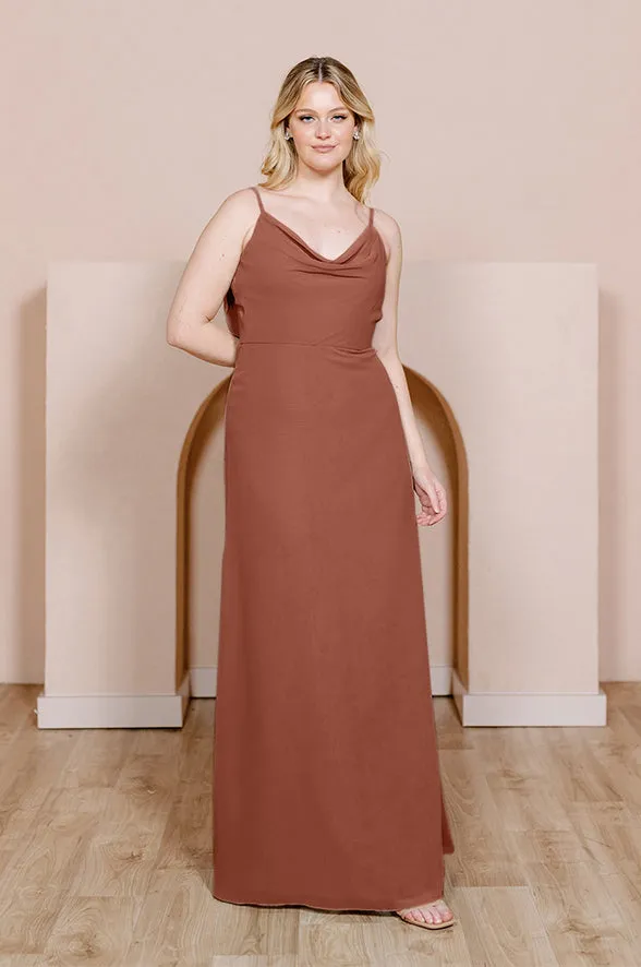Nadia Chiffon Dress | Made To Order