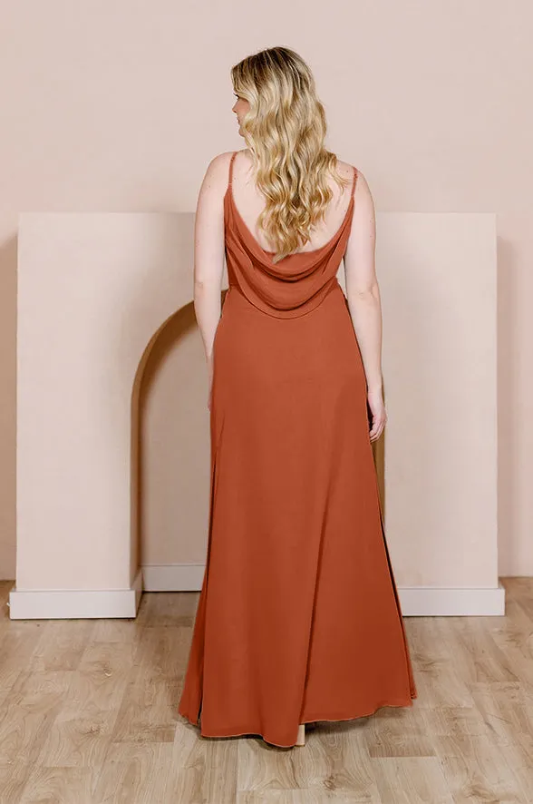 Nadia Chiffon Dress | Made To Order