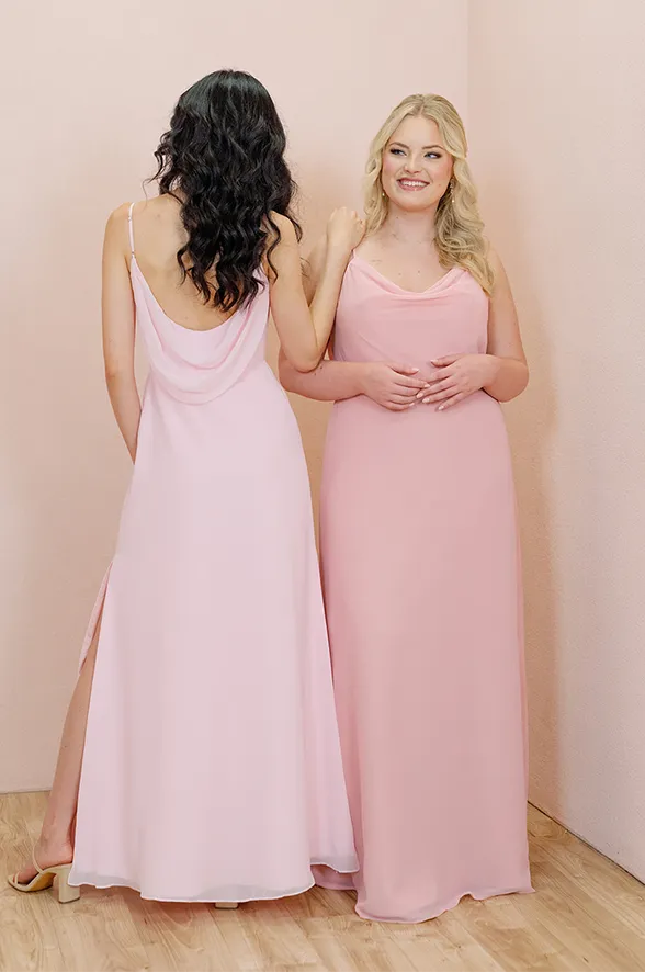 Nadia Chiffon Dress | Made To Order