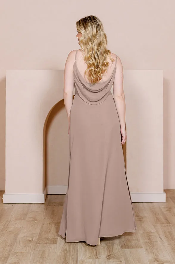 Nadia Chiffon Dress | Made To Order