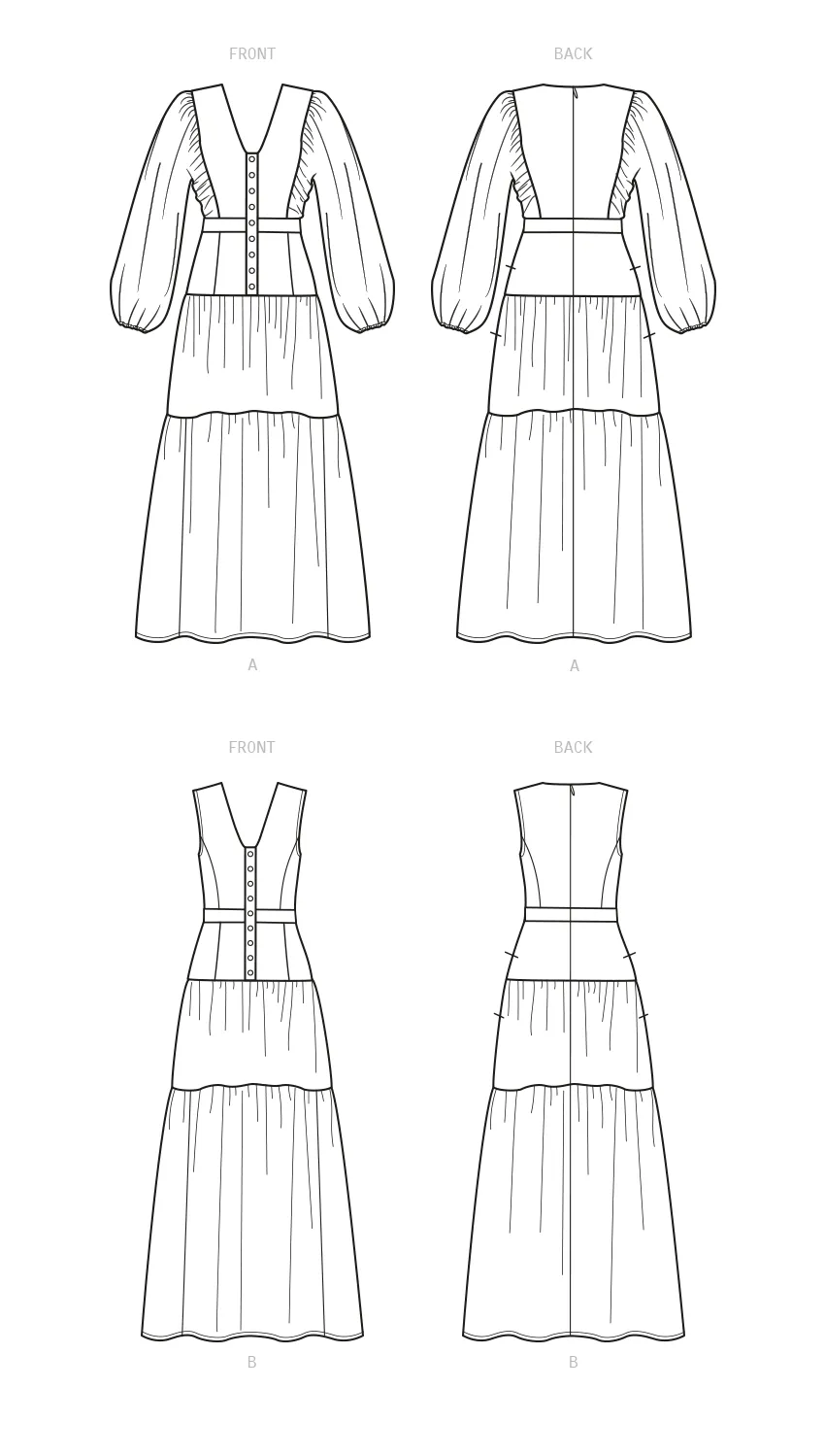 New Look Sewing Pattern 6718 - Misses' Dress