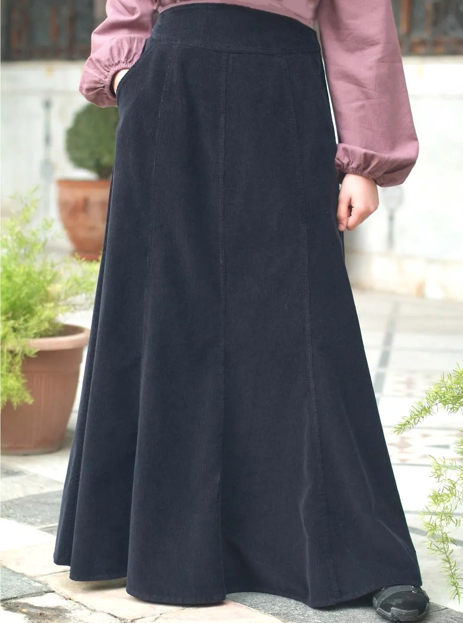 Nina Corduroy Maxi Skirt