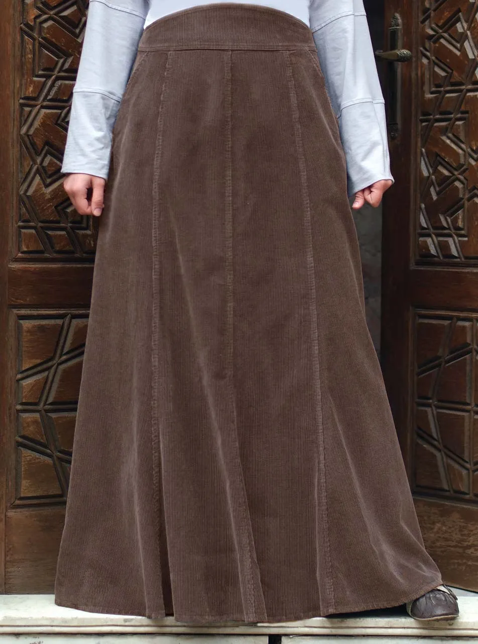 Nina Corduroy Maxi Skirt