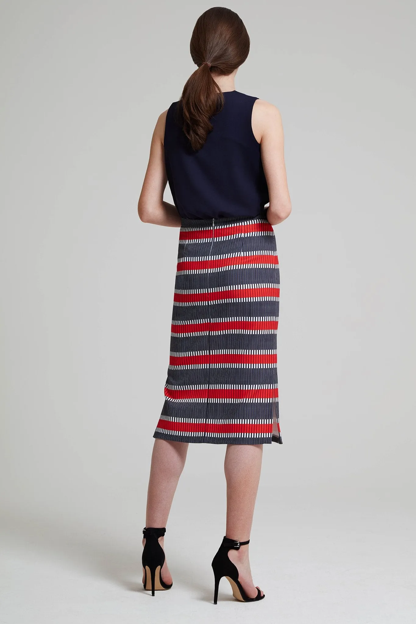 Printed Cady Skirt