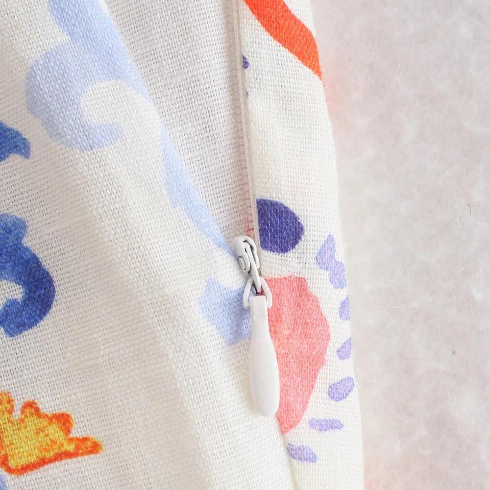 PRINTED FLARED TROUSERS