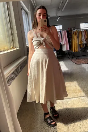 Raw Linen Berkley Skirt