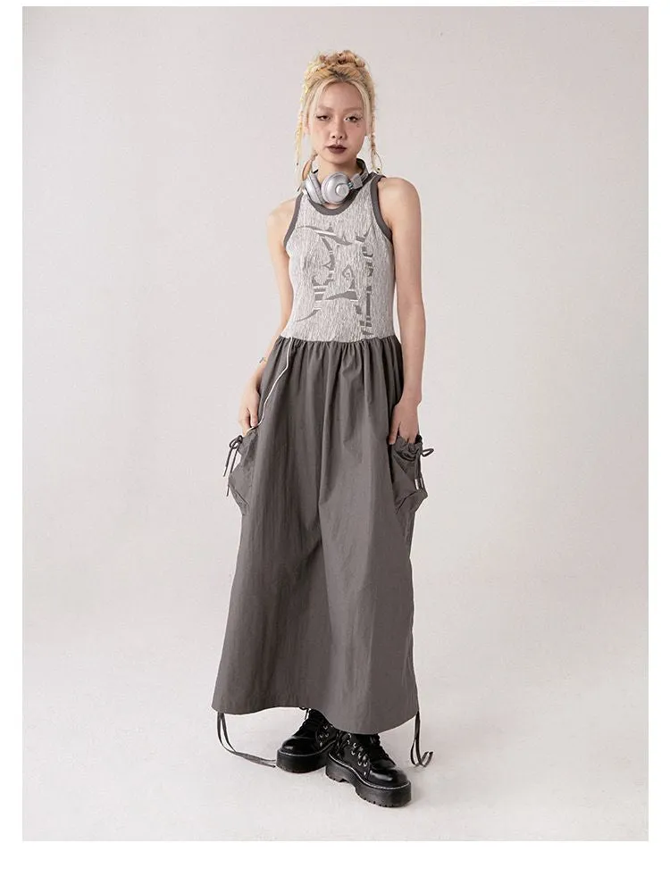 Sleeveless A-Line Skirt【s0000001366】