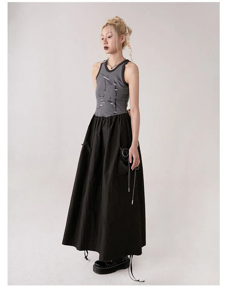 Sleeveless A-Line Skirt【s0000001366】
