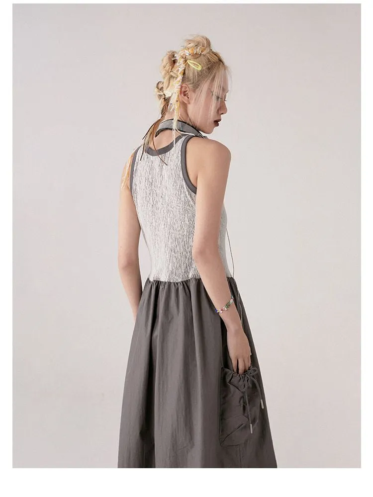Sleeveless A-Line Skirt【s0000001366】