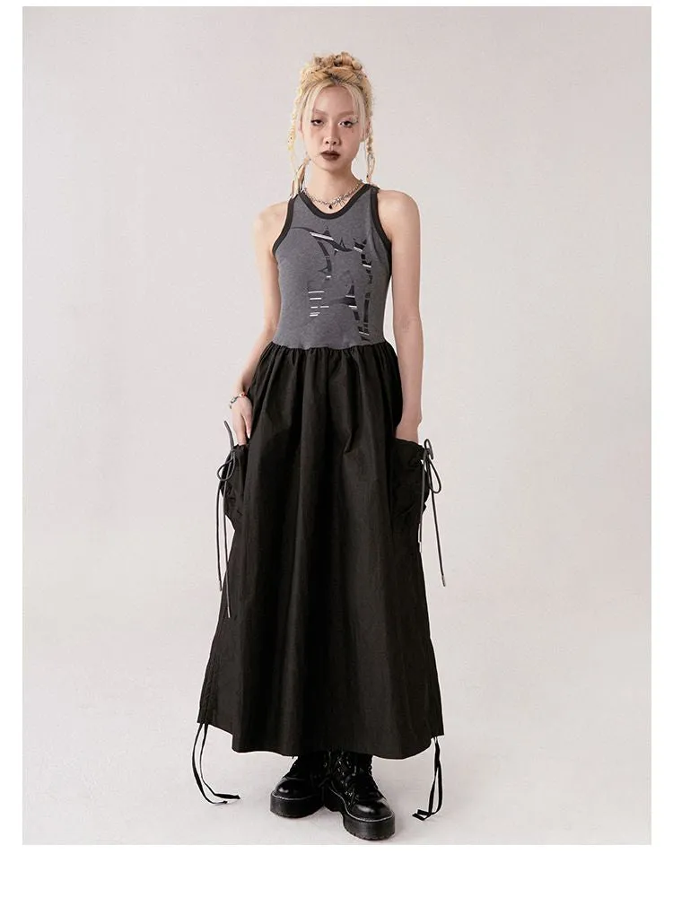 Sleeveless A-Line Skirt【s0000001366】