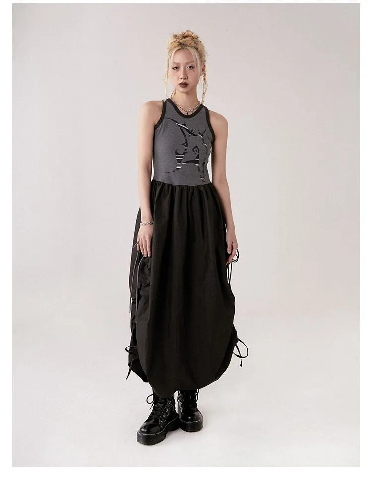 Sleeveless A-Line Skirt【s0000001366】