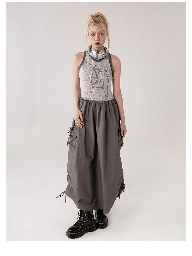 Sleeveless A-Line Skirt【s0000001366】