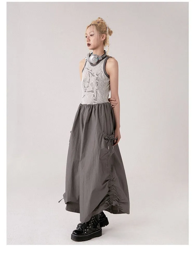 Sleeveless A-Line Skirt【s0000001366】