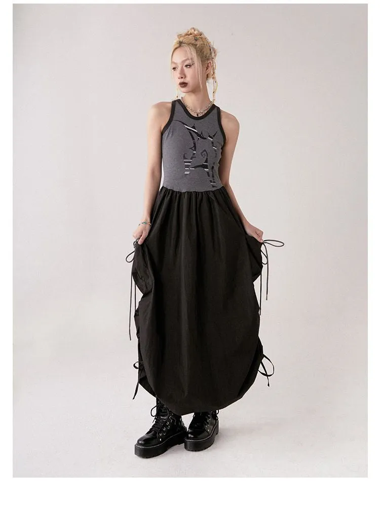 Sleeveless A-Line Skirt【s0000001366】
