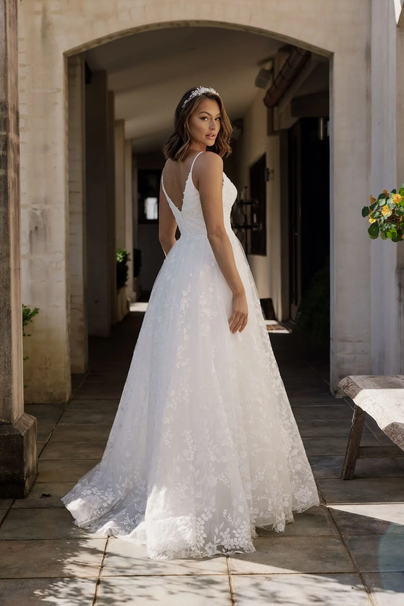 Tania Olsen Bridal TC394 Josephina Gown - Vintage White
